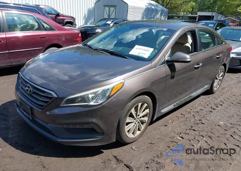 2017 Hyundai Sonata Sport из США, поврежденный, VIN 5NPE34AF5HH479778